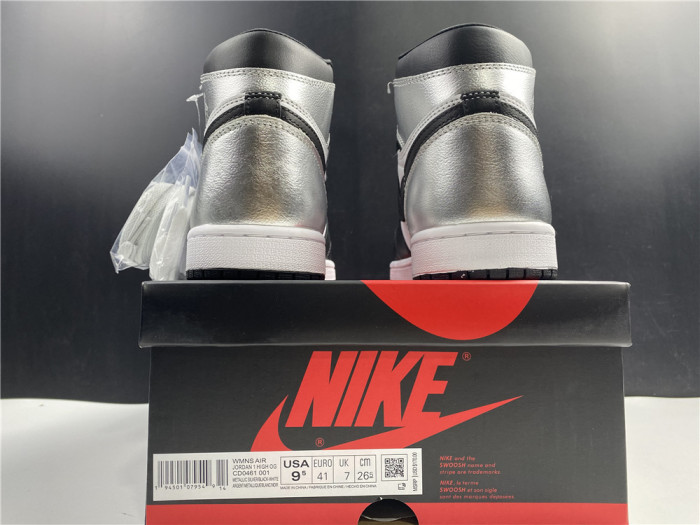 air jordan 1 silver toe cd0461-001