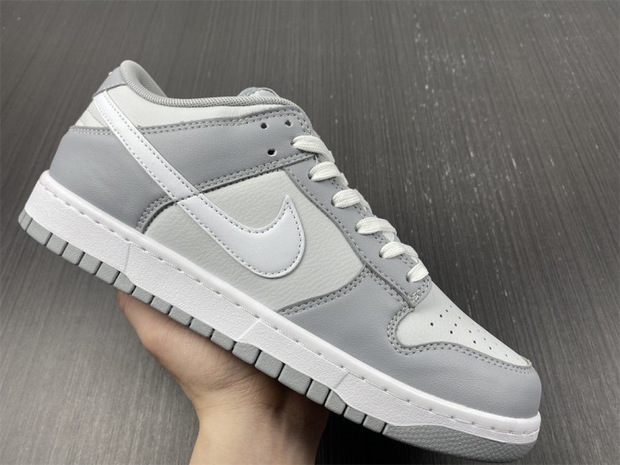 nike dunk low grey white dj6188-001