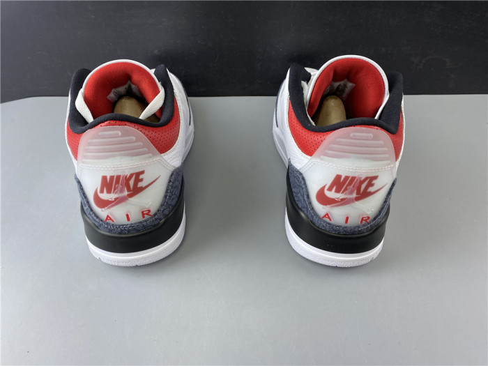 air jordan 3 retro denim "fire red" cz6431-100