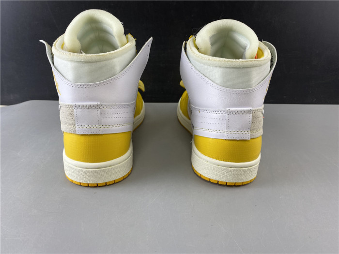 ofw air jordan 1 retro yellow white aq0818-149