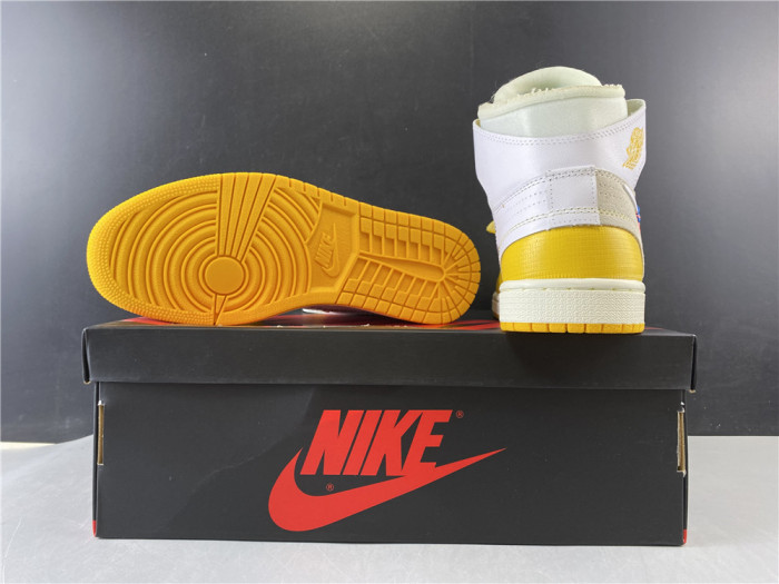 ofw air jordan 1 retro yellow white aq0818-149