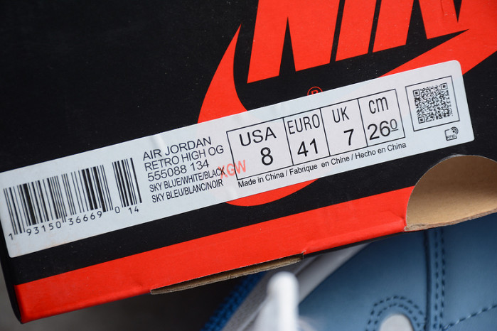 air jordan 1 university blue 555088-134