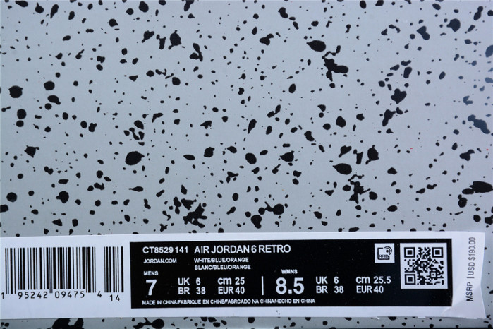 jordan 6 retro midnight navy (2022) ct8529-141