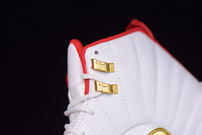 air jordan 12 fiba white university red 130690-107