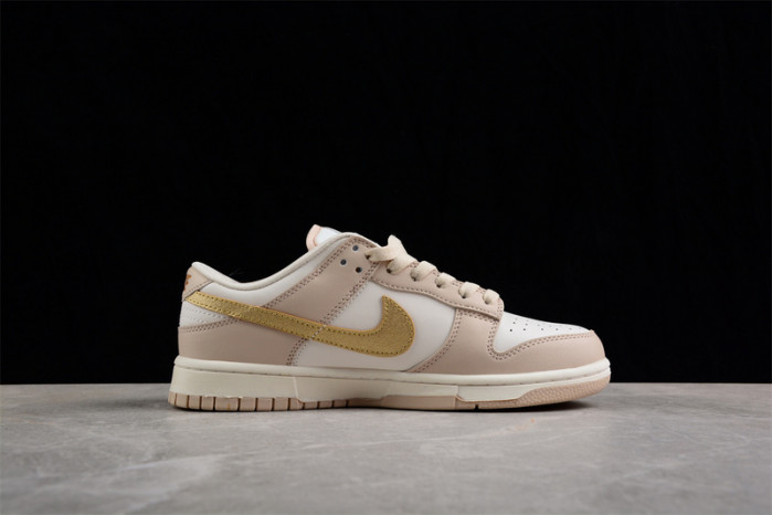 nike dunk low phantom metallic gold dx5930-001