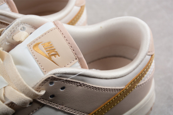 nike dunk low phantom metallic gold dx5930-001