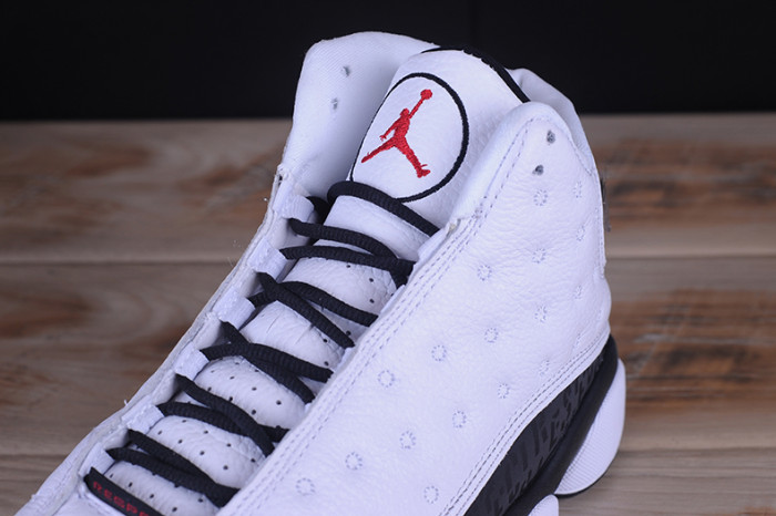 air jordan 13 retro sngl day "love and respect" black/ white mens 888164-112