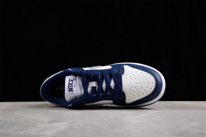 nike dunk low summit white midnight navy fd9749-400