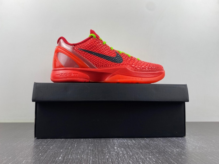 nike kobe 6 protro ‘reverse grinch’ fv4921-600