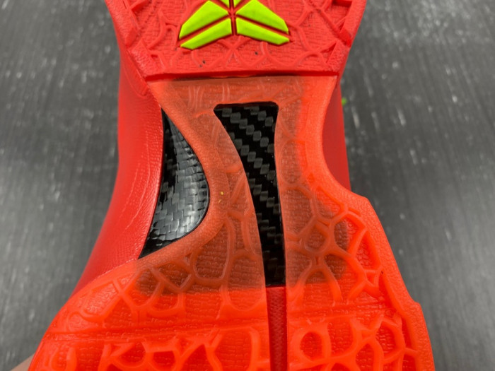 nike kobe 6 protro ‘reverse grinch’ fv4921-600