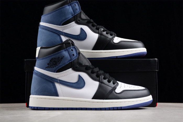 air jordan 1 retro high blue moon 555088-115
